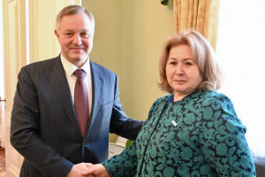 Dmitriy Kobitskiy met with Special Representative of WHO Regional Office for Europe Bahtygul Karriyeva