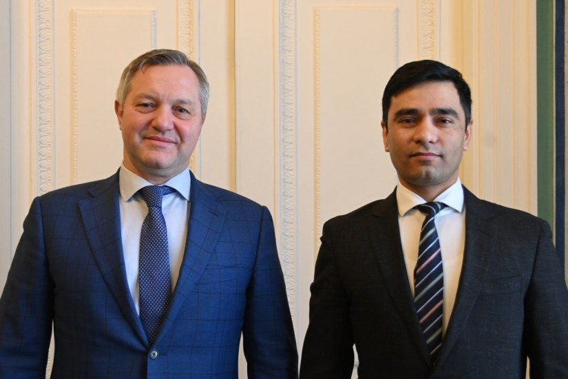 Dmitriy Kobitskiy Held Meeting With Consul General of Uzbekistan in St. Petersburg Abdurakhmon Makhmudov