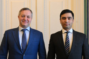 Dmitriy Kobitskiy Held Meeting With Consul General of Uzbekistan in St. Petersburg Abdurakhmon Makhmudov