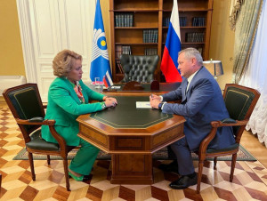 Valentina Matvienko and Dmitriy Kobitskiy Discussed Upcoming IPA CIS Events 