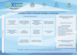 Опубликована архитектура деловой программы ХI Невского международного экологического конгресса