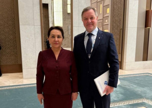 Tanzila Narbaeva and Dmitriy Kobitskiy discussed events of spring session of IPA CIS