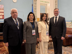 На полях форума «Содружество моды» прошла встреча Генерального секретаря Совета МПА СНГ Дмитрия Кобицкого с делегацией Азербайджана