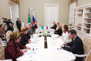 Делегация Туркменистана принимает участие в форуме «Содружество моды»