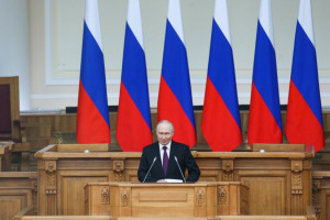 Vladimir Putin Addressed Meeting of Council of Legislators under Federal Assembly of Russian Federation in Tavricheskiy Palace