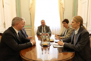 Dmitriy Kobitskiy Met With Head of UN-Habitat Program in Russian Federation Anastasia Mikhailova