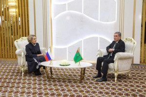Valentina Matvienko: National Leader of Turkmenistan Attaches Great Importance to Developing Interparliamentary Cooperation