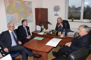Зияфат Аскеров и Алексей Сергеев обсудили выборы в Верховную Раду Украины с главой миссии наблюдателей БДИПЧ ОБСЕ