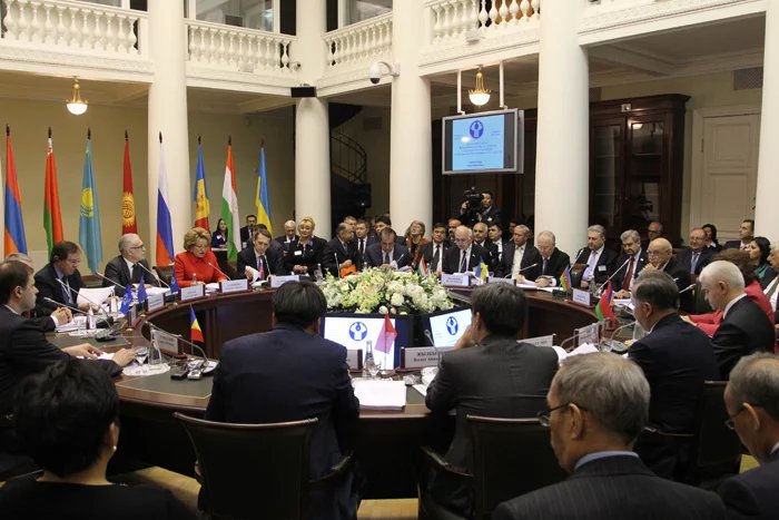 В Таврическом дворце прошло заседание Совета Межпарламентской Ассамблеи СНГ