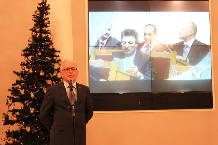 Алексей Сергеев поздравил сотрудников Секретариата Совета МПА СНГ с Новым годом