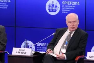 Сергей Лебедев  участвует в работе ПМЭФ 2014