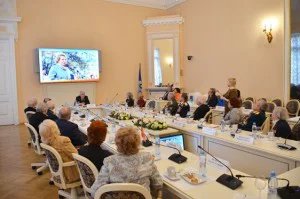 Участники акции «Эстафета Памяти» встретились в Таврическом дворце