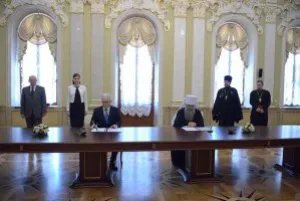 Подписано Соглашение о сотрудничестве между Секретариатом Совета МПА СНГ и Санкт-Петербургской епархией РПЦ