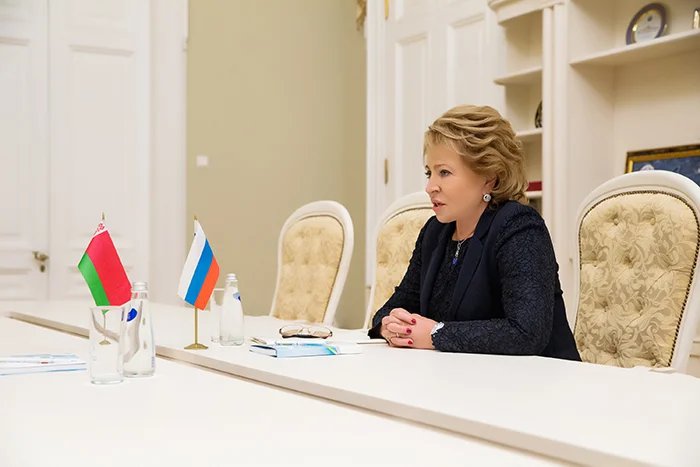 Валентина Матвиенко провела встречу с заместителем премьер-министра Республики Беларусь Натальей Кочановой