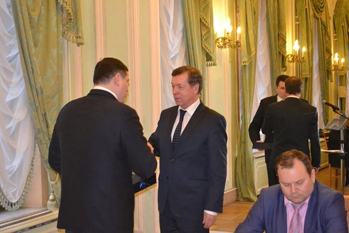 Почетную грамоту Совета МПА СНГ вручили президенту Санкт-Петербургской торгово-промышленной палаты
