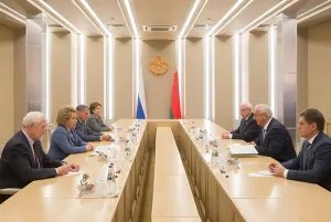 Председатель Совета МПА СНГ встретилась с Председателем Совета Республики Национального собрания Республики Беларусь