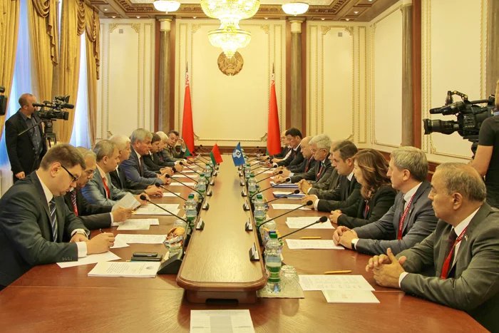 Группа международных наблюдателей от МПА СНГ встретилась с руководством парламента Республики Беларусь
