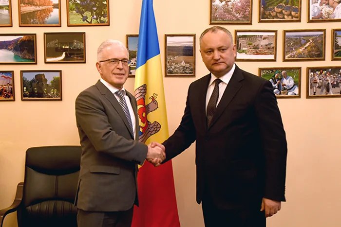 Президент Республики Молдова Игорь Додон посетил штаб-квартиру МПА СНГ