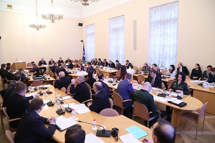 В Таврическом дворце состоялось заседание Объединенной комиссии при МПА СНГ по гармонизации законодательства в сфере безопасности и противодействия новым вызовам и угрозам