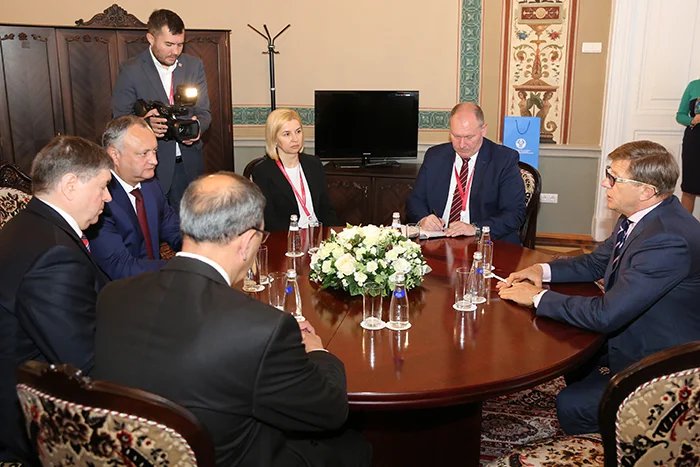 Президент Республики Молдова Игорь Додон посетил штаб-квартиру МПА СНГ