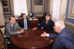 В Таврическом дворце состоялась встреча Генерального секретаря Совета МПА СНГ с Министром культуры Азербайджанской Республики