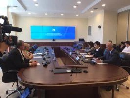 Наблюдатели от МПА СНГ посетили ЦИК Республики Казахстан и горизбирком Нур-Султана