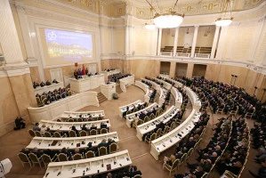 В Мариинском дворце состоялось торжественное заседание, посвященное 25-летию петербургского парламента