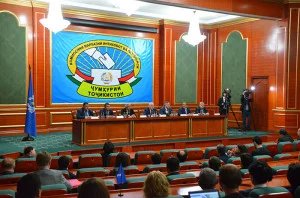 Улугбек Иноятов и Дмитрий Кобицкий приняли  участие в пресс-конференции по итогам мониторинга выборов в Республике Таджикистан