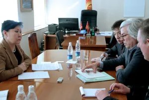 Vice-Speaker of Jogorku Kenesh met with the PACE Reporter on Kirgizstan