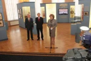 Valentina Matvienko inaugurates an expo dedicated to the 200th birthday anniversary of Taras Shevchenko