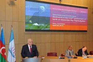 Baku hosts a conference dedicated to the 150th birthday anniversary of Alimardan bek Topchibashev