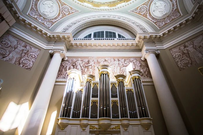 Windpipe organ concert in the Kupolniy Hall of the Tavricheskiy Palace