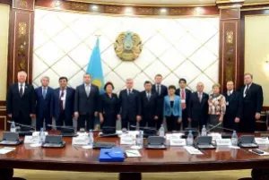IPA CIS observers mat with the Vice –Speaker of Mazhilis