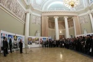 Tavricheskiy Palace  hosts an exhibition dedicated to the artwork of Rerikh