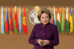 Valentina Matvienko addressed the participants of the CIS Youth Parliamentary Forum