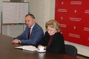 Members of the IPA CIS EOM met with the leaders of the Socialist Party Igor Dodon and Zinaida Grechany