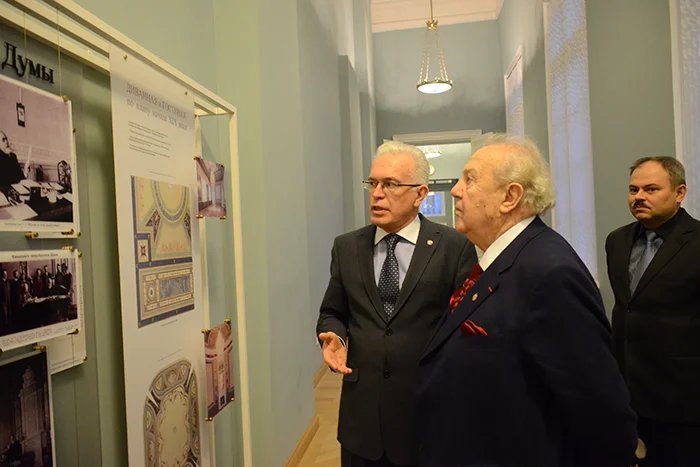 Zurab Zereteli visits the Tavricheskiy Palace