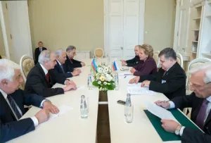 Valentina Matvienko commends the active role of the Azerbaijani delegation in the work of the IPA CIS