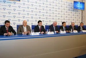 Press conference on the results of the spring session of the IPA CIS in the Tavricheskiy Palace