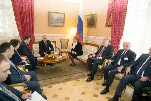 Valentina Matvienko held a meeting with Galust Saakyan in Geneva