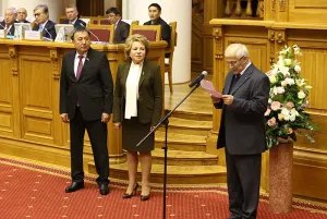Chingiz Aitmatov Award of the CIS was given to Grachya Tamrazyan