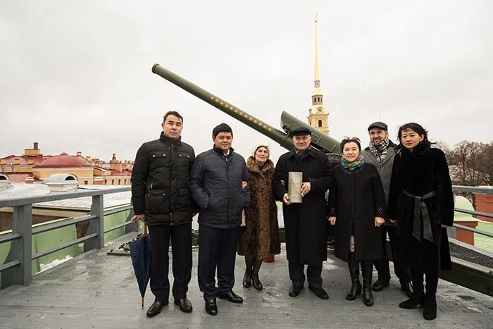 Grachya Tamrazyan shot off the cannon of the Peter and Paul Fortress