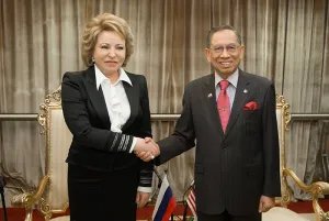 The IPA CIS Council Chairperson held talks with the President of the Senate of the Malaysian Parliament