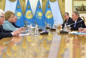 Valentina Matvienko met with leaders of Kazakhstan in Astana