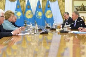 Valentina Matvienko met with leaders of Kazakhstan in Astana