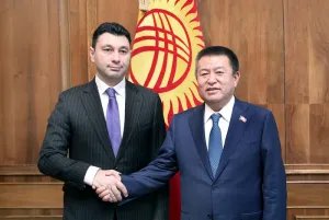 Speaker of the Kyrgyz Parliament Chynybai Tursunbekov met with the team of IPA CIS international observers