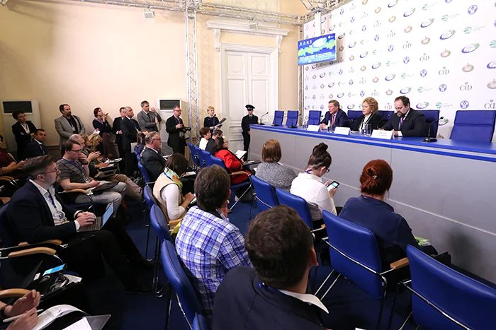 Press-conference on the results of the Nevsky Ecological Congress took place in the Tavricheskiy Palace