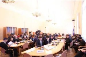 A roundtable on the monitoring of the presidential elections in the Russian Federation took place in the Tavricheskiy Palace