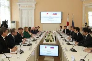 Valentina Matvienko held a meeting with Secretary General of Liberal Democratic Party of Japan Nikai Toshihiro in the Tavricheskiy Palace