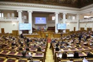 Plenipotentiary representatives of the parliaments of the IPA CIS member nations presented with awards